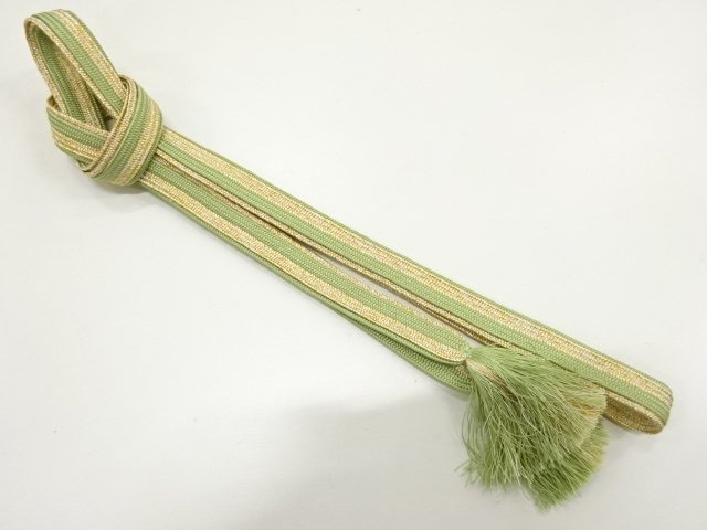 JAPANESE KIMONO / HAND-TIED OBIJIME CORD